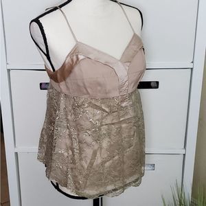 3.1 Phillip Lim Silk Lace baby doll top Size 10